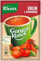 Knorr Hot Cup Cream of Tomatoes Instant Soup Goracy Kubek, 19g (Pack of 5)