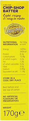 Goldenfry Chip Shop Batter Mix, 5.95-Ounce (Pack of 6)