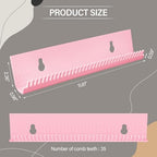 Hair Extension Hanger Weft Storage Rack for Washing Styling Clip-In Extensions Stand Display Mount Accessories Pink Professional Salon Tool Organizer
