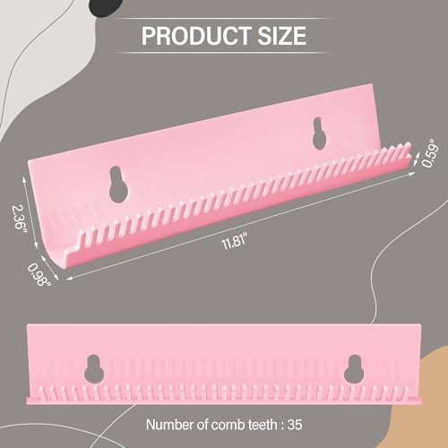 Hair Extension Hanger Weft Storage Rack for Washing Styling Clip-In Extensions Stand Display Mount Accessories Pink Professional Salon Tool Organizer