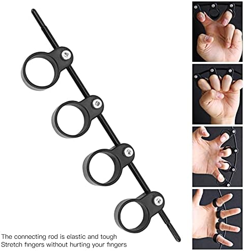 Guitar Finger Exerciser, Hand Gripper Strengthener, Finger Expander Piano Finger Separator Expand Finger Training Tool Finger Stretcher for Guitar Bass Ukulele Piano Saxophone Beginner