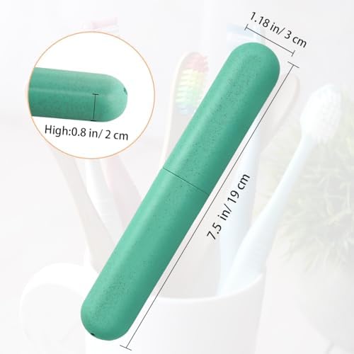 4 Pack Travel Toothbrush Case, Holder Toothbrush Travel Containers for Trip Home Camping Dust-Proof and Sanitary, Travel Toothbrush Holder