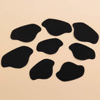 8pcs Shoe Heel Repair, Self-Adhesive Shoe Hole Repair Pads Heel Cushion Grip Inserts Inside Sneaker Protector Patches Kit for Boot Sport Mesh Shoes (Black)