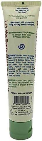 Claybrite Original Toothpaste Zion Health 3.2 oz Paste