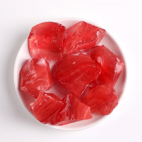 Red Quartz Raw Crystals, Large 1.25-2.0" Healing Crystals Natural Rough Stones Crystal for Tumbling, Cabbing, Fountain Rocks, Decoration, Polishing, Wire Wrapping, Wicca & Reiki