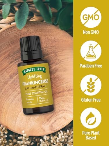 Nature's Truth Frankincense Essential Oil | 15 mL | Pure & Therapeutic Grade | Natural & Undiluted | Great for Diffusers