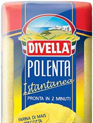Divella Polenta Istantanea - 500g product of Italy, Pack of 4.