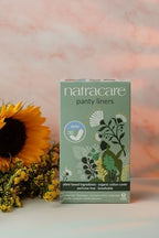 Natracare Natural Organic Mini Panty Liners, Made with Certified Organic Cotton, Ecologically Certified Cellulose Pulp and Plant Starch (1 Pack, 30 Liners Total)
