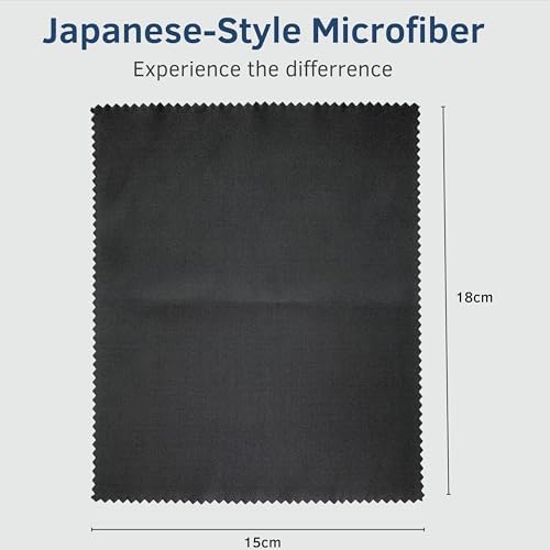 30 Pack Japanese-Style Premium Microfiber Glasses Cleaning Cloth Streak & Scratch-Free Lens Cleaning Cloth – Safe for Eyeglasses, Sunglasses, Glasses Cleaner, Lens Wipes, iPhone & Screens