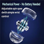 Auto-Start Gyro Wrist Trainer Ball with Counter – Forearm Strengthener for Arm, Finger & Muscle Training, Colorful LED Lights, Torque Ball Hand Exerciser