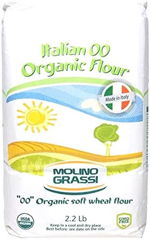 Molino Grassi USDA Organic Italian "00" Soft Wheat Flour - 2.2 lb (2 Pack) (1 Pack)