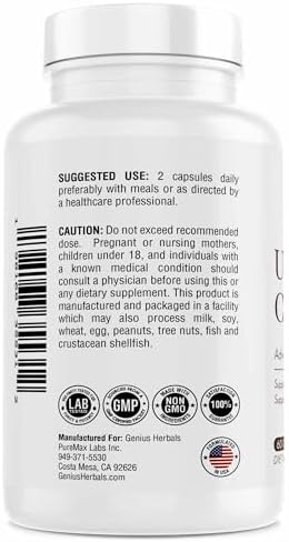 Uric Acid Cleanse – Supports Kidney, Liver, Gallbladder & Urinary Tract Health, Advanced Herbal Formula - 60 Capsules