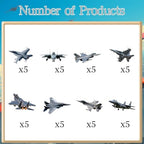Airplane Birthday Party Decorations - 40PCS Airplane Cupcake Toppers Bday Decoration Cupcake Picks Decor Baby Shower Supplies