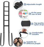 Bed Ladder Assist Pull Up Sit Up with 6 Handles, Adjustable Rope Bed Ladder Strap, Bed Rope Ladder Helper for Seniors, Pregnant, Handicap, Injury