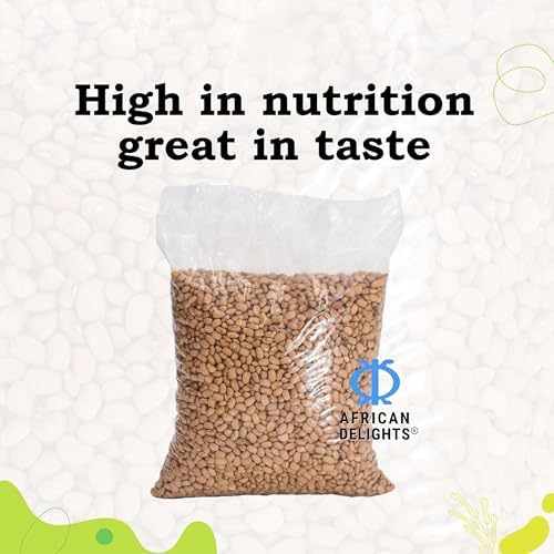 African Honey Oloyin Beans – Premium Honey Bean Variety for Traditional Cooking, Authentic Oloyin Ingredient (1 lb)