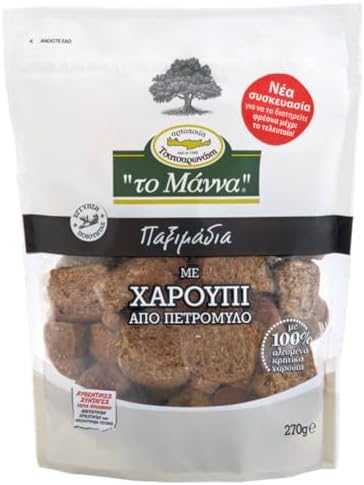 To Manna Small Cretan Rusks with Carob, 270g