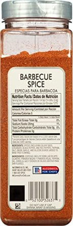 McCormick Culinary Barbecue Spice, 18 oz - One 18 Ounce Container of BBQ Dry Rub Seasoning Blend, Perfect for Ribs, Chicken, Pork and More