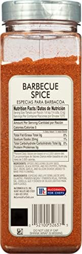 McCormick Culinary Barbecue Spice, 18 oz - One 18 Ounce Container of BBQ Dry Rub Seasoning Blend, Perfect for Ribs, Chicken, Pork and More