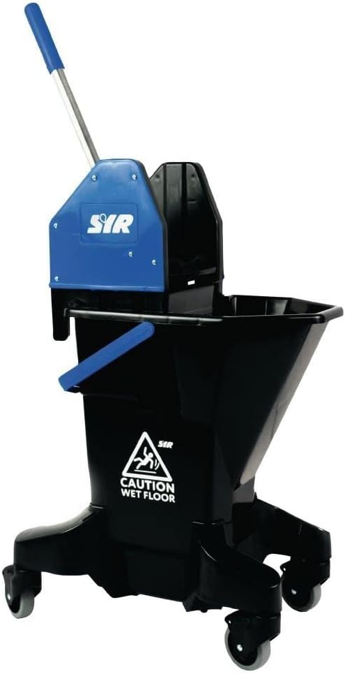 SYR Long Tall Sally Recycled Plastic Mop Bucket and Wringer 16Ltr Blue