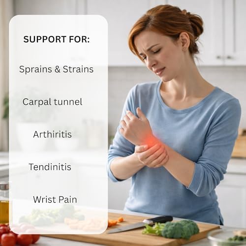 Universal Wrist Brace – Wrist Sleep Support for Carpal Tunnel with Metal Splint – Fits Left or Right Hand for Men & Women