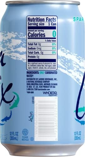 La Croix Sparkling Water, Pure, 12 Fl Oz (pack of 12)