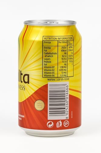 Malta Guinness Non-Alcoholic Malt Drink – Pack of 24 (1 Free Can Inside), 330ml Cans | Premium Energy Malt Beverage