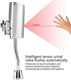 Auto Urinal Valve, Sensor Urinal Valve Urinal Flush Valves Bathroom Toilet Wall Mounted Automatic Sensor Touchless Urinal Flush Valve defult