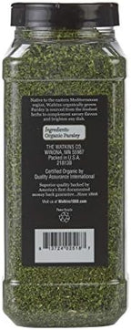 Watkins Gourmet Spice, Organic Parsley, Bulk Food Service Size, 4.7 oz (Pack of 1)