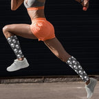 Leg Compression Sleeve for Men Women Footless Compression Stockings Football Leg Sleeves for Shin Splint Relief