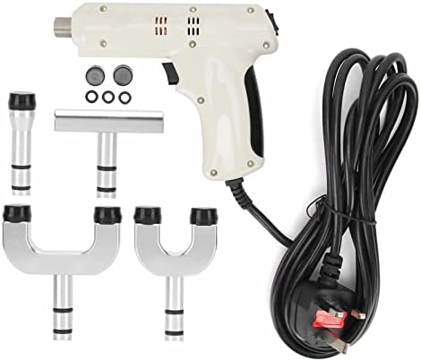 Electric Chiropractic Adjusting Tool, Spine Massager for Muscle Relax Pain Relief New Spinal Back Massage Correction Gun with 4 Massage Heads