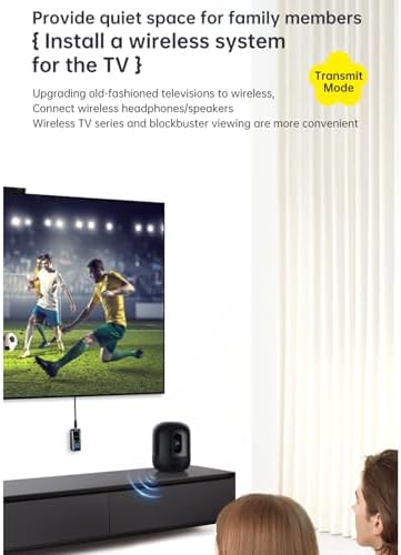 Docooler GT69 Wireless BT Audio Receiver + Transmitter 2-in-1 Audio Adapter Support TF Card Playback Support 3.5mm Audio HD Display Real-time Display of Usage Status 10m Transmission Black