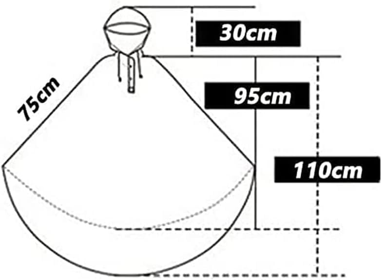 Wheelchair Blanket for Adults - Fleece-Lined Winter Poncho Cape Coat with Hood, Warm Wheelchair Clothing for Women and Men