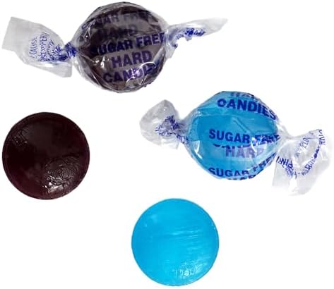 Arcor Sugar Free Mixed Berry Hard Candy, 1 Pound Bulk Bag (Approx. 70 Pieces), Individually Wrapped Hard Candy, The Hampton Popcorn & Candy Company