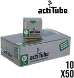 actiTube Activated Carbon Filter, Extra Slim, 6 mm Diameter, 50 Filters per Pack, 1 Display (500 Filters)