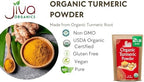 Organic Turmeric Powder 2 LB Bulk Bag - Lab Tested, 100% Raw with Curcumin, Reports Available, Pure, USDA Organic & Non-GMO from India by Jiva Organics