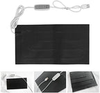 Temperature Regulating Heating Pad, 4 Gear USB Power Waterproof Electric Cloth Heater, Winter essentials, for Neck, Back, Abdomen, Lumbar Heating (25x30cm)