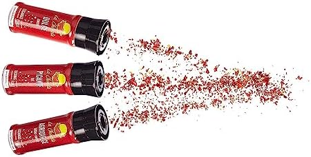 La Chinata. Hot Smoked Paprika Flakes. Glass grinder. 24g (0.85oz).