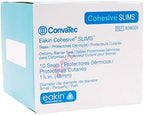 ConvaTec Eakin Cohesive Slim Ostomy Barrier Seals, 2 Inch Diameter, Box of 10