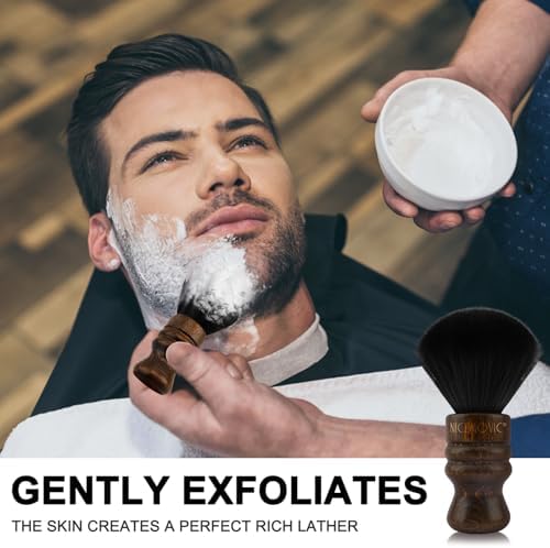 NICEMOVIC Large Barber Neck Duster Brush, Professional Barber Accessories Cleaning Supplies, Stocking Stuffers for Men Fathers Day Dad Gifts, Duster Nylon Brushes Hair Cutting Styling Brush Tool