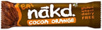 Nakd Bars, Cocoa Orange Raw Fruit and Nuts, Gluten Free, Vegan, 18 Count