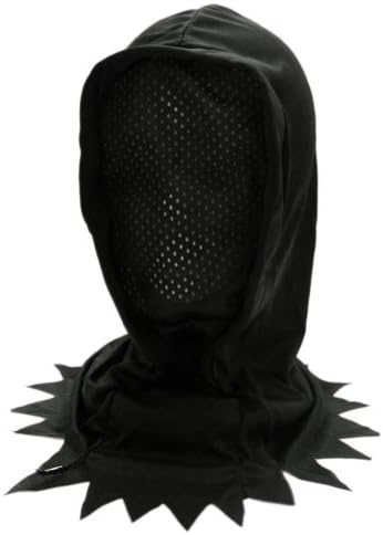 Adult/Teen Black Hidden Face Mask Hood - Halloween Costume