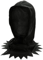 Adult/Teen Black Hidden Face Mask Hood - Halloween Costume