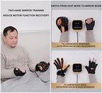 1 Pair Rehabilitation Robot Gloves, 2nd Generation Upgrade Rehabilitation Robot Gloves Both Hand, for Exercises Patients with Hand Dysfunct(Size:M Code,Color:Left+Right)