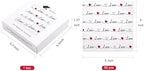 WRAPAHOLIC 50Pcs Valentine's Day Paper Napkins - 3-Ply Love Heart Disposable Cocktail Paper Napkin for Wedding, Anniversary, Party Tableware Party Supplies - 5 x 5 In