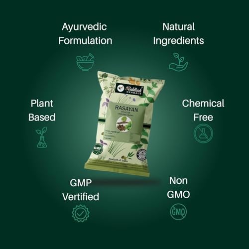 Rasayan Powder (Amrutadi Churna) | Ayurvedic Immunity Booster | Giloy, Amla & Gokshura | Plant Based | Chemical Free | 100 g