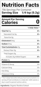 Terrasoul Superfoods Organic Instant Rooibos Tea, 3.5oz – Naturally Caffeine-Free Herbal Tea, USDA Organic & Antioxidant-Rich