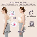 Vicorrect Posture Corrector for Women and Men, Adjustable Upper Back Brace for Clavicle Support and Providing Pain Relief from Neck, Shoulder, and Upper Back (Beige, Small/Medium)