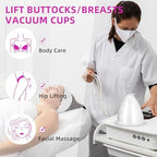1 Pair Vacuum Cups:80,90,120,150,180,210 ML Extra-Large Butt Suction Cup Vacuum Therapy Cupping Machine Accessories for Buttocks Bigger and Breast Lifting (Y-Hose Not Included) (150ml)