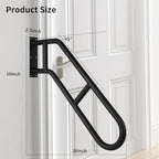 ROTHLEY Hand Rails for Outdoor Steps,Hand Rails for Elderly Porch Railing Deck Hand Rail Wall Mount Stair Hand Grab Bars U-Shape Safety Handle