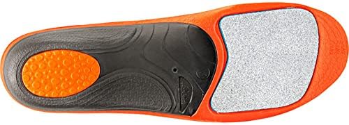 Sidas Unisex Winter 3Feet Insulated Cushioned Skiing Insoles with EVA Pad for Arch Support, High-Arched Feet, Medium (39-41), Orange